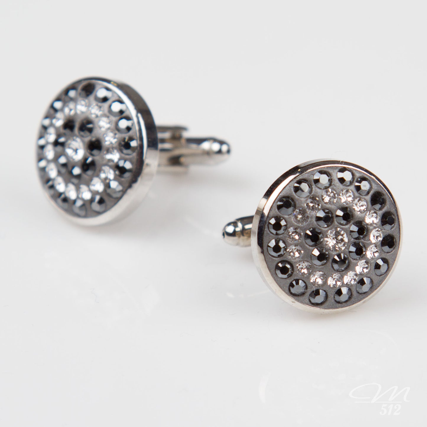 Manschettenknöpfe cercle d'argent