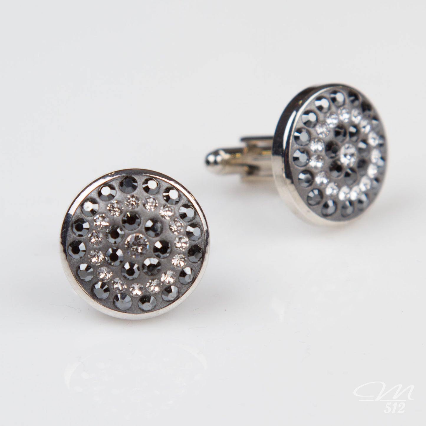 Manschettenknöpfe cercle d'argent