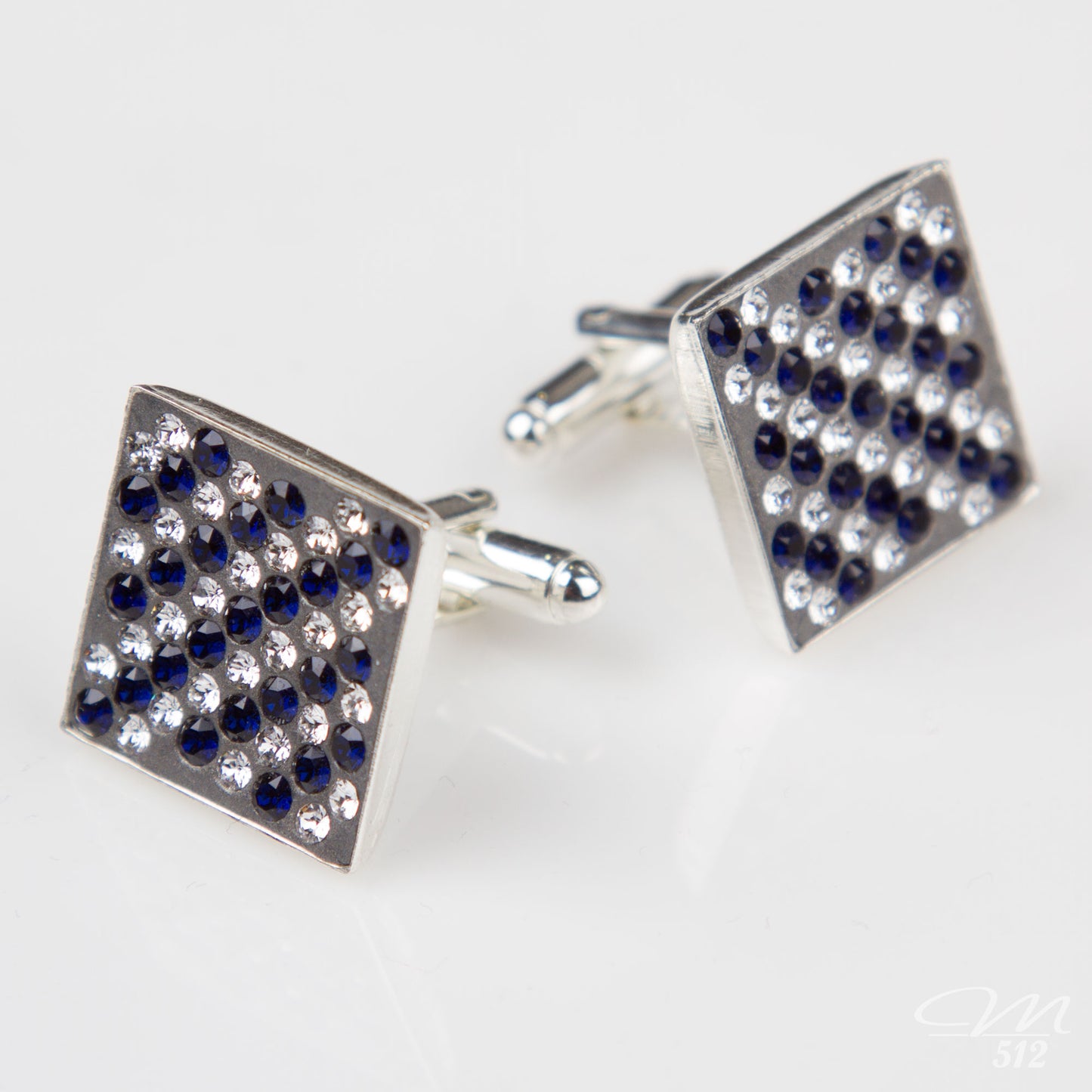 Manschettenknöpfe Blue Square