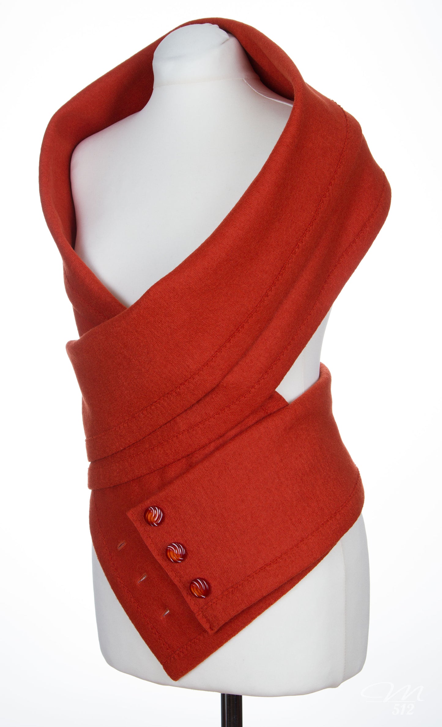 Bandeau in Rost-Orange