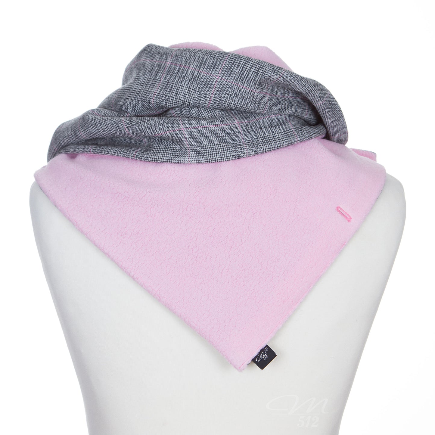 Drapé XL Grau-Rosé
