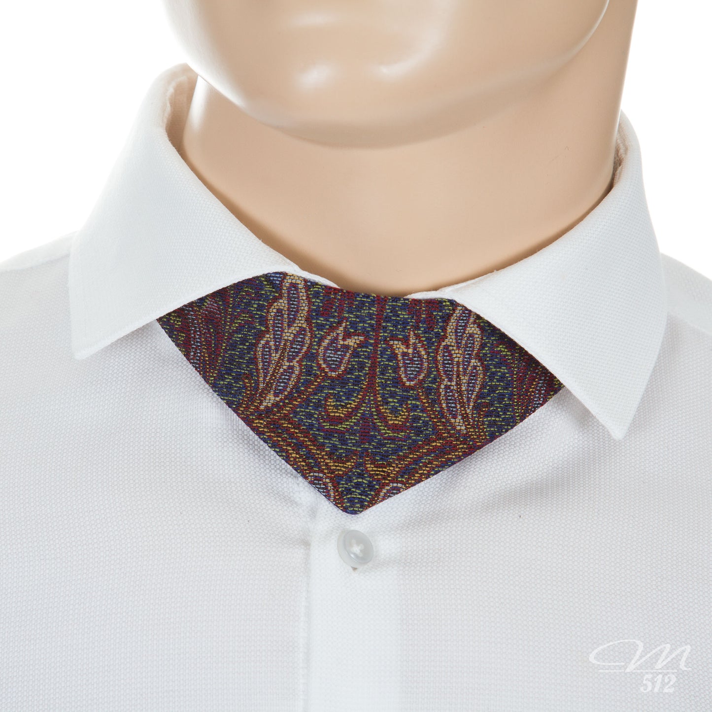 No-Tie Jacquard Blue