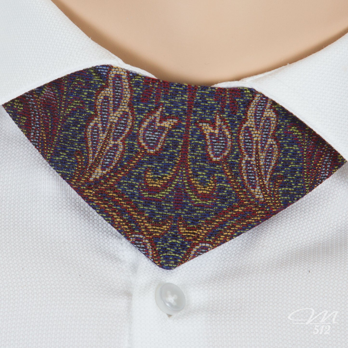 No-Tie Jacquard Blue