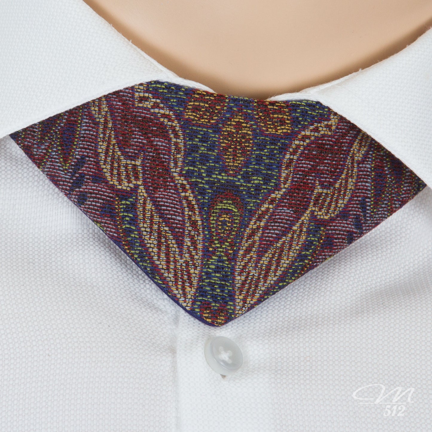 No-Tie Jacquard Blue