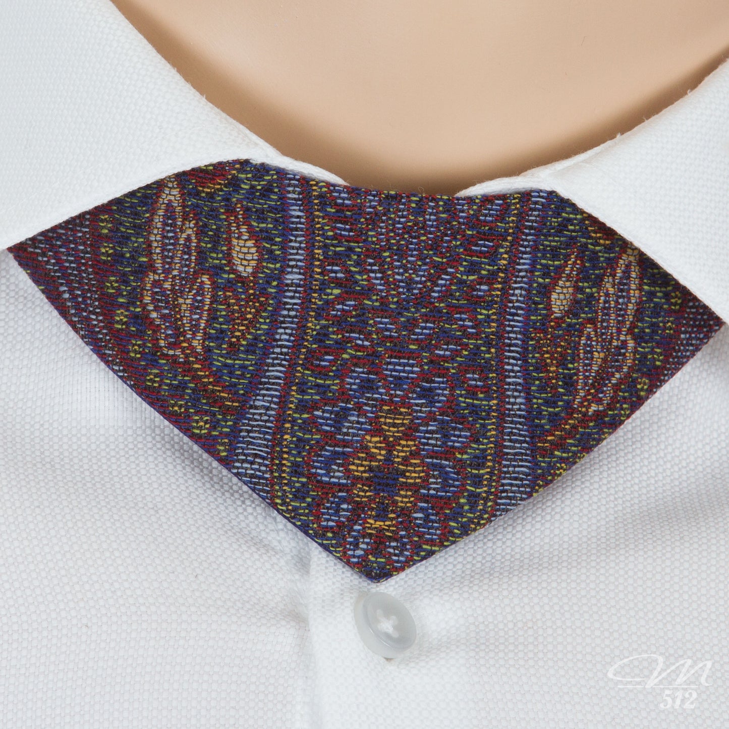 No-Tie Jacquard Blue