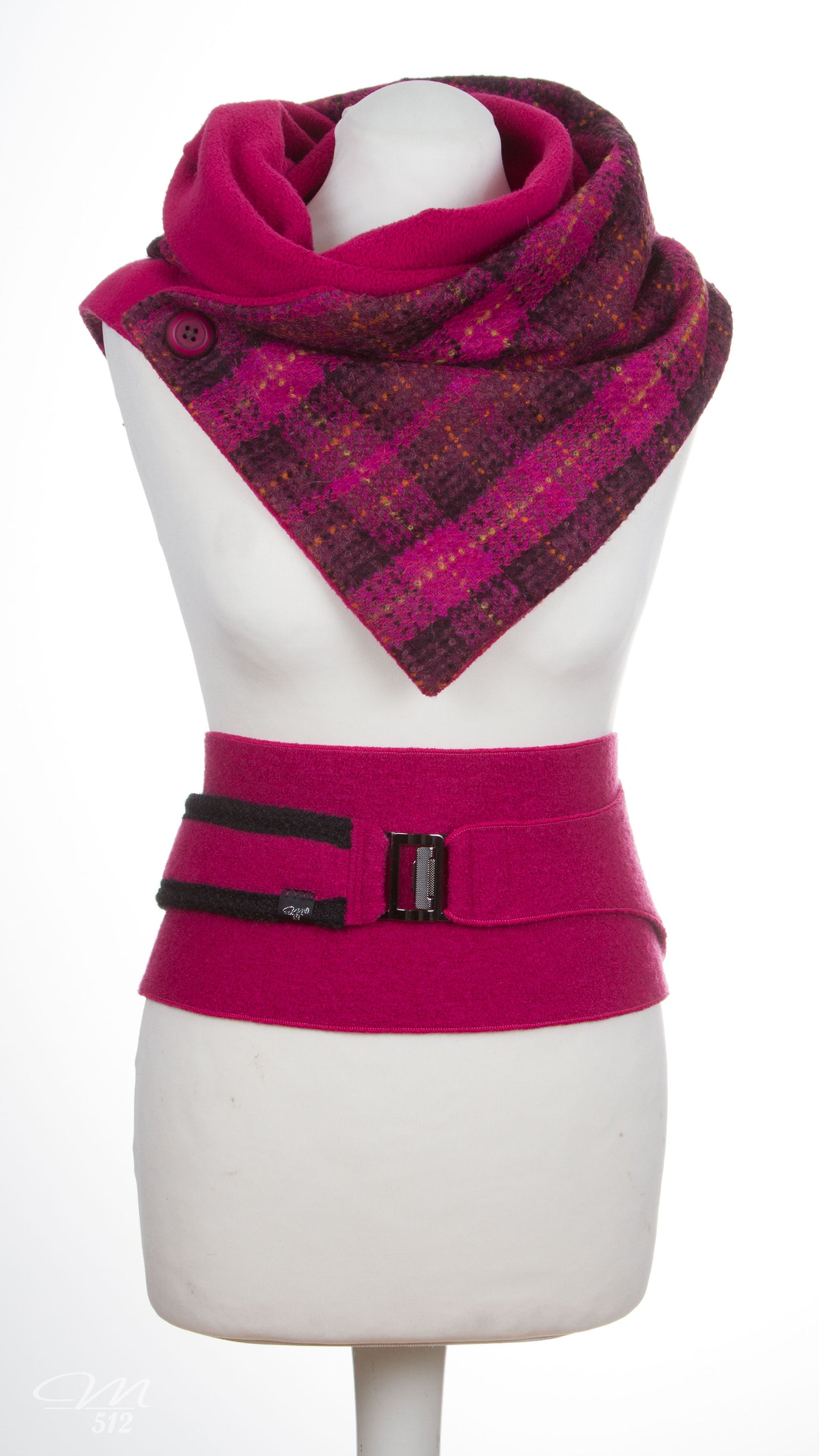 Walk-Gürtel + Drapé Set Pink