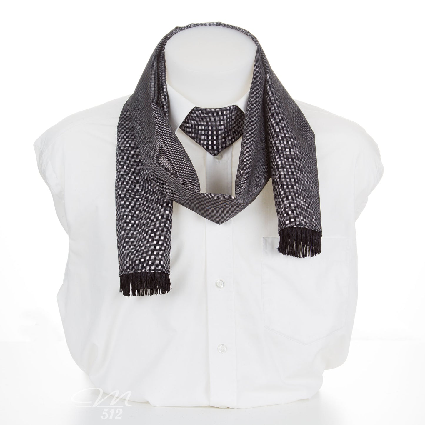 No-Tie + Schal Silver