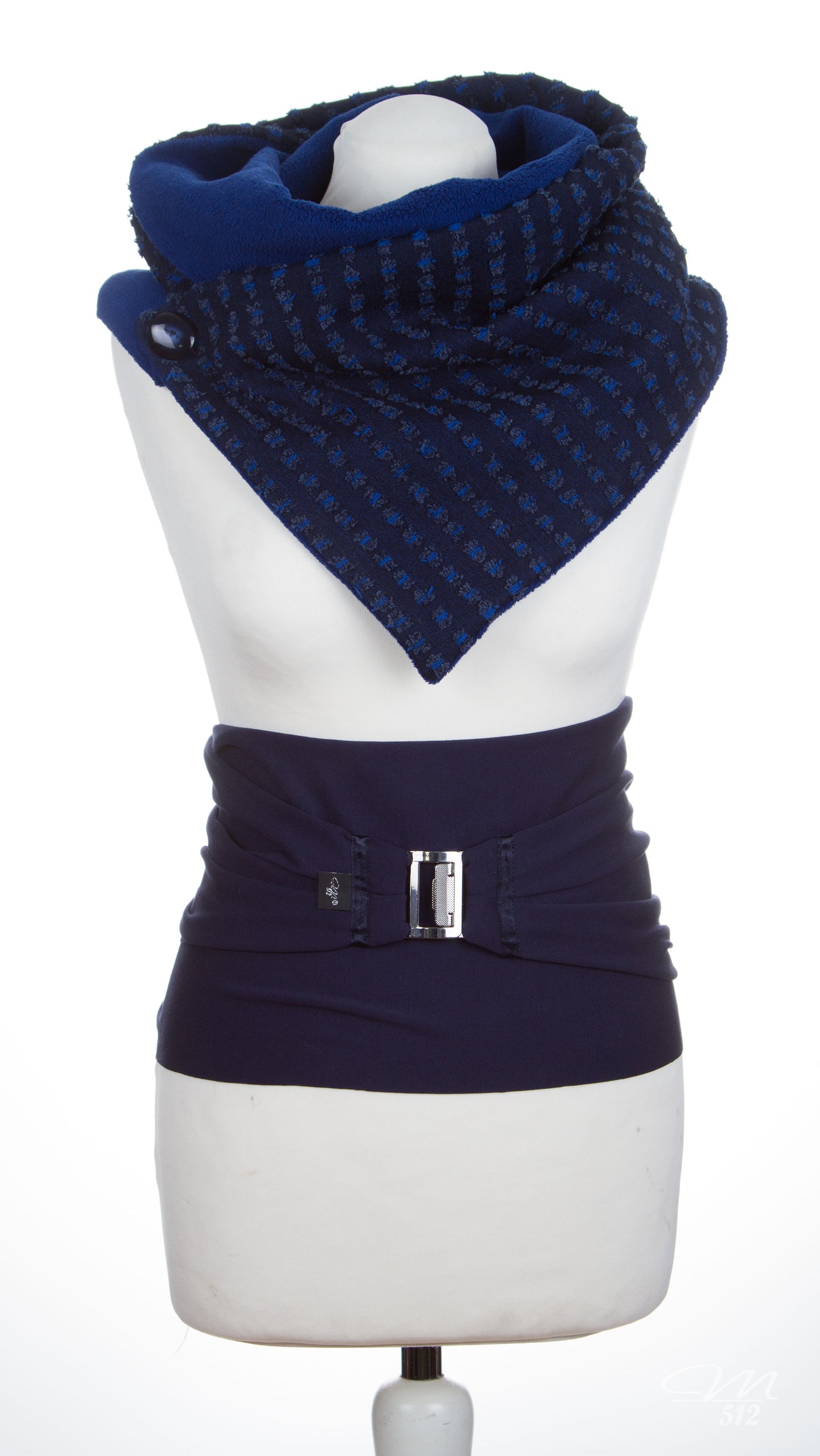 Gürtel + Drapé Set Dunkelblau