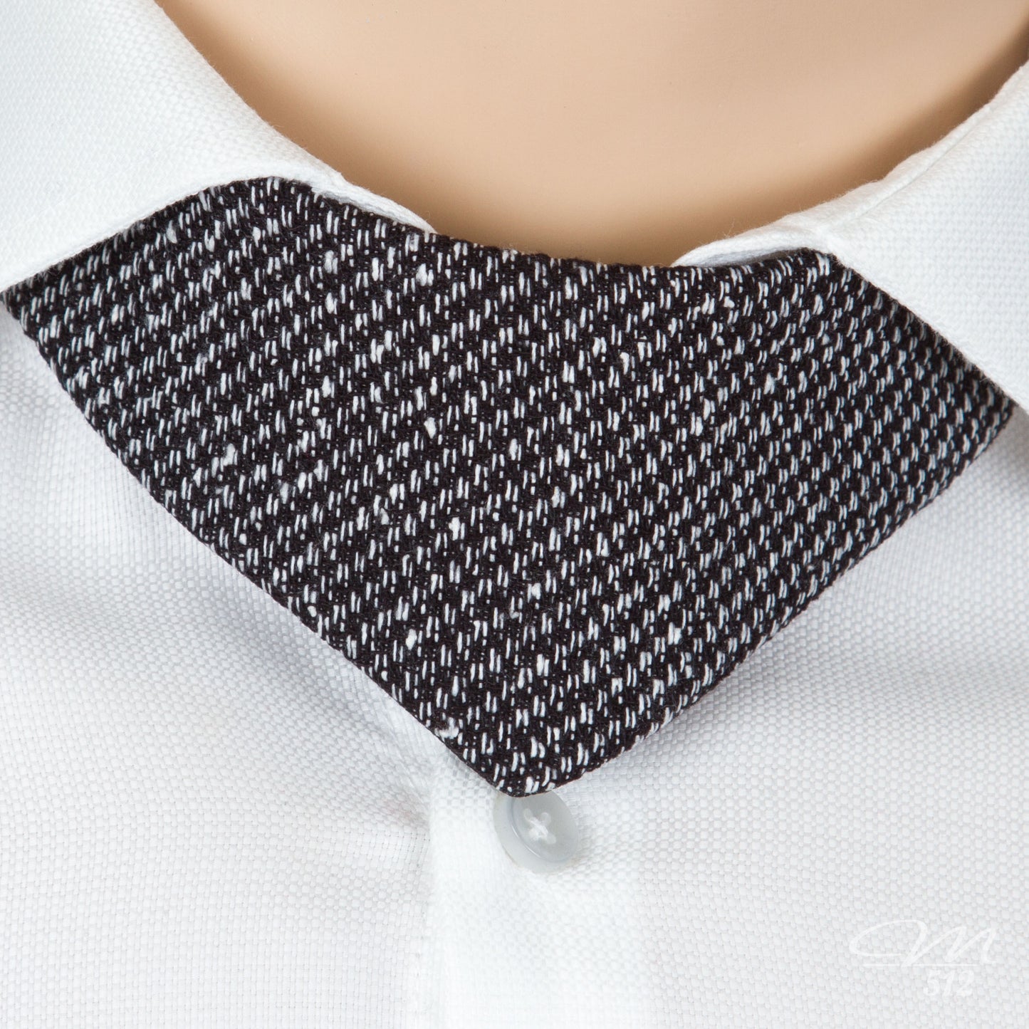 No-Tie Schwarz-Weiß