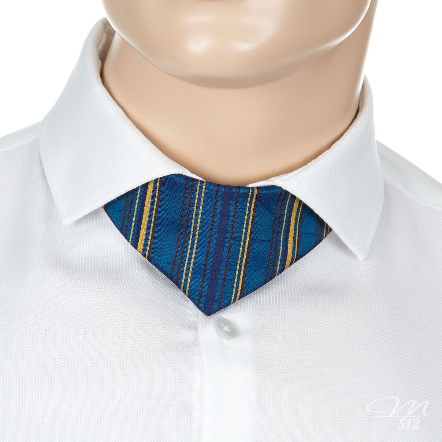 No-Tie Blue Stripes