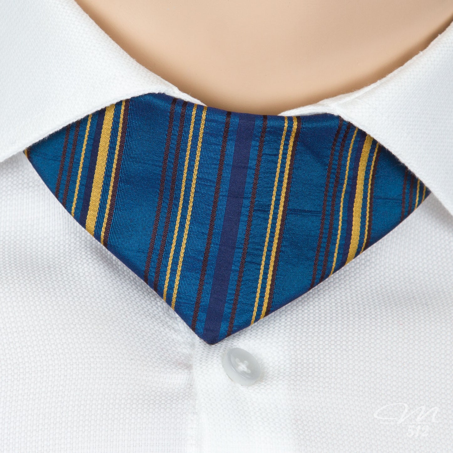 No-Tie Blue Stripes