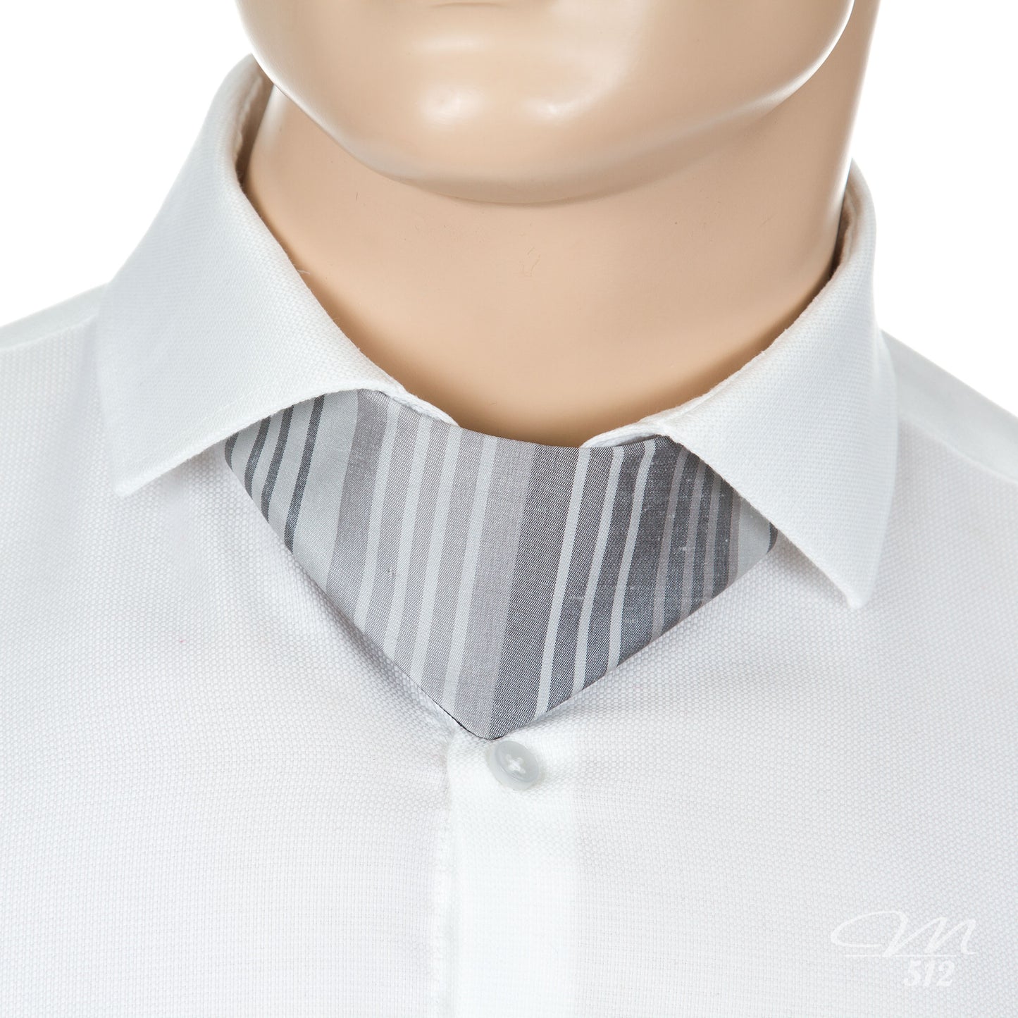 No-Tie Silver Stripes