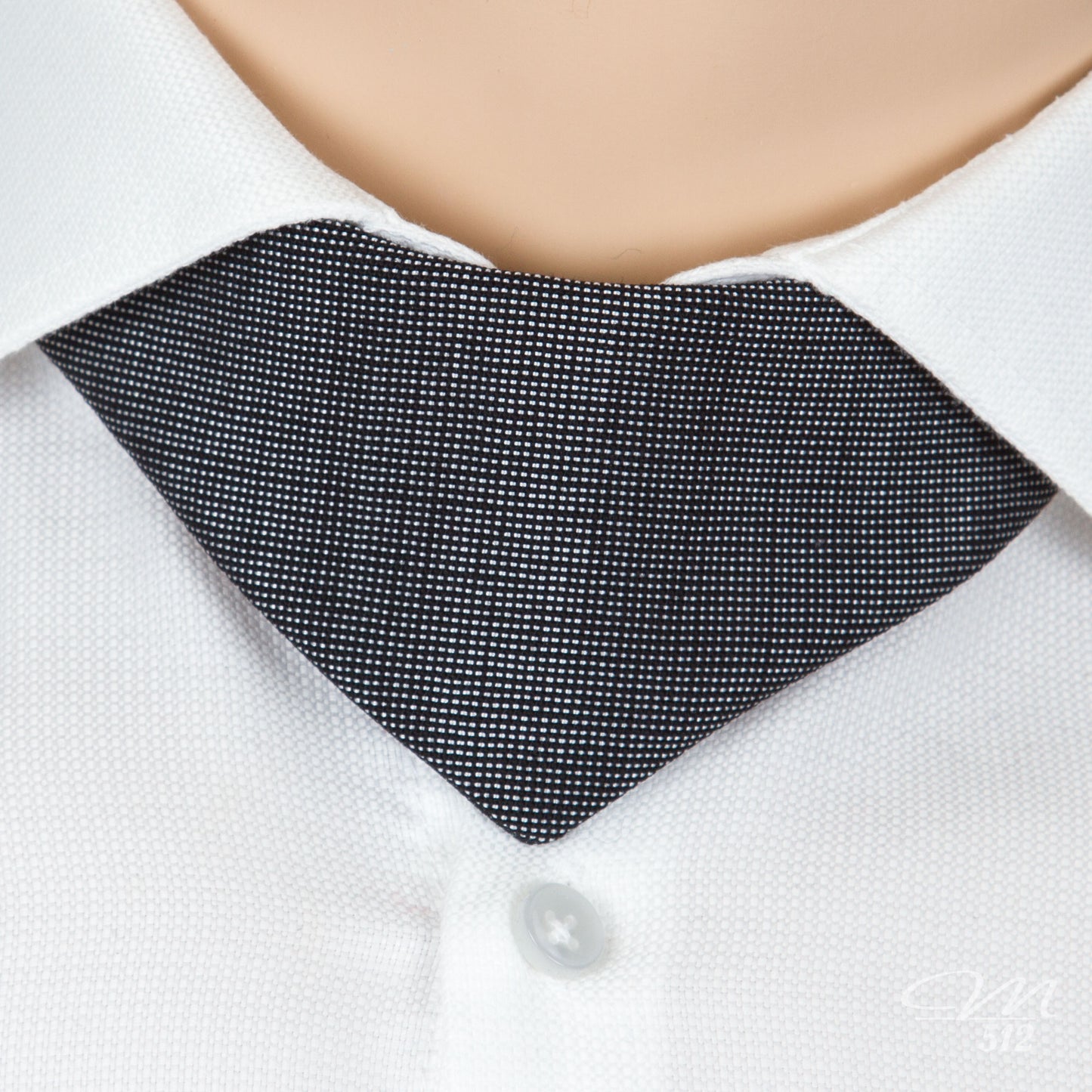 No-Tie Silber-Anthrazit