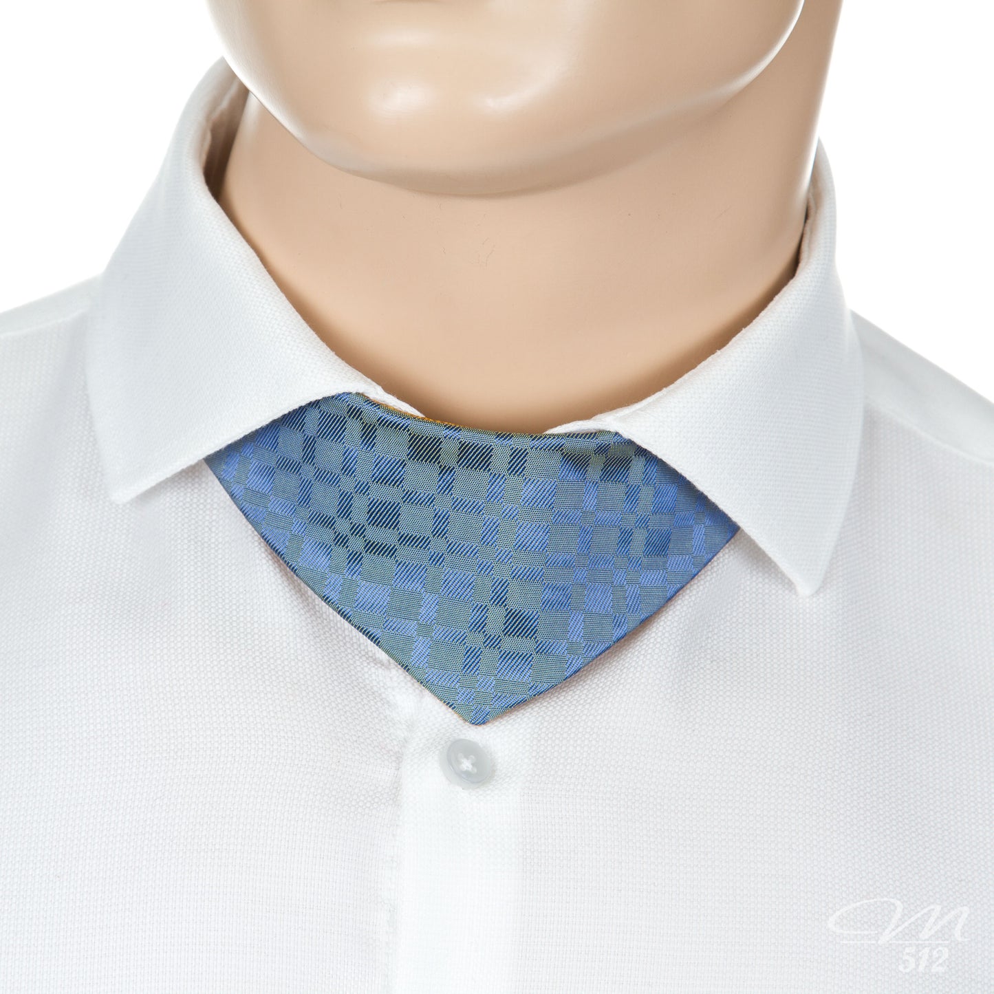 No-Tie Taft Blau-Grün