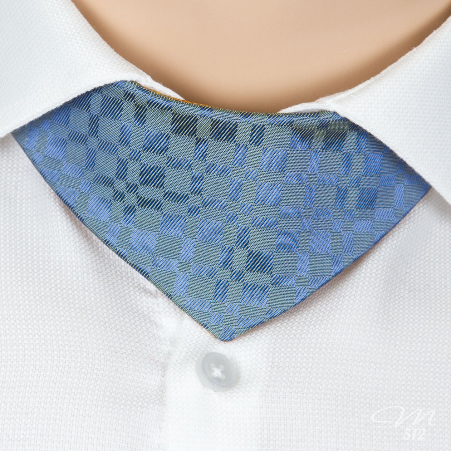 No-Tie Taft Blau-Grün