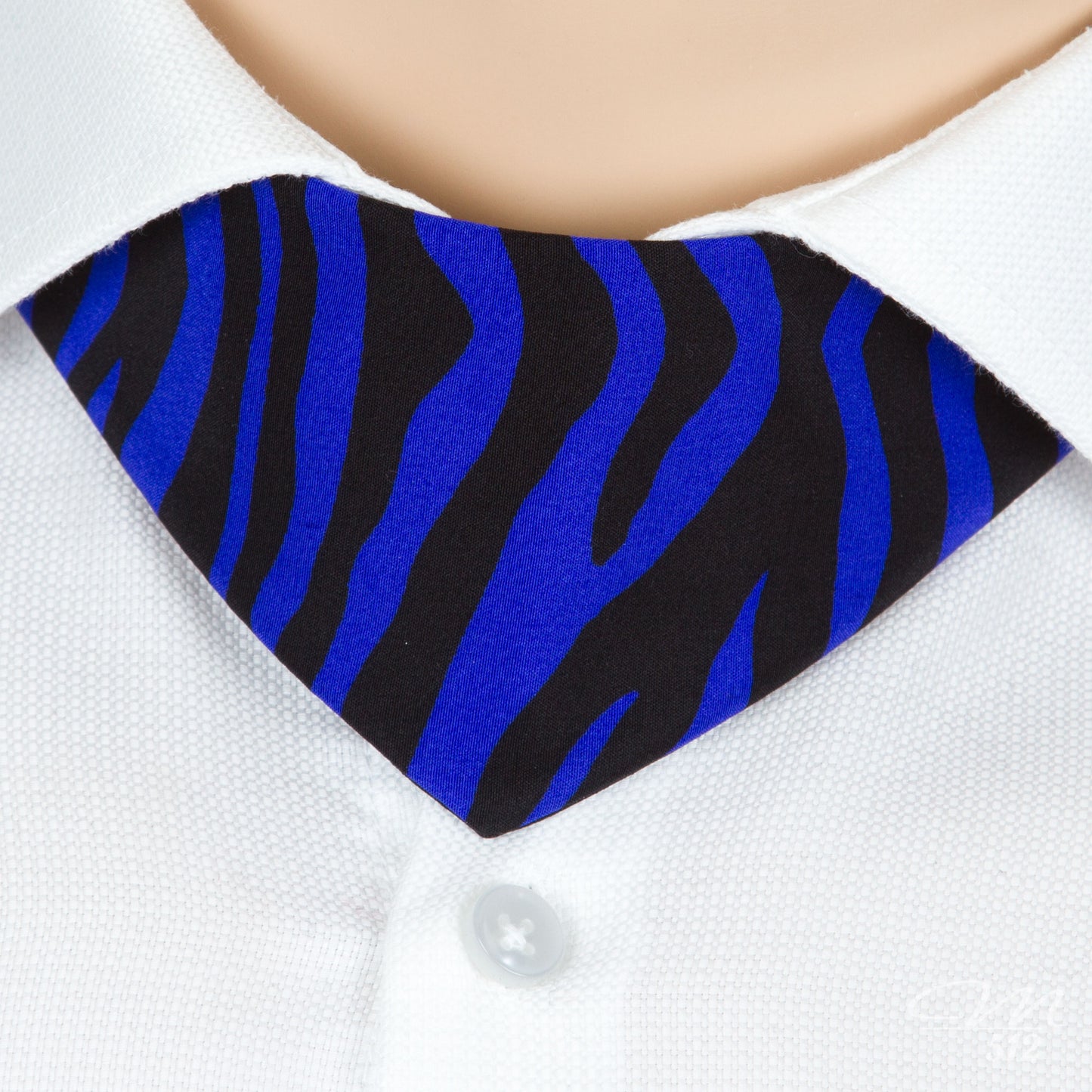 No-Tie Blue-Black Animal