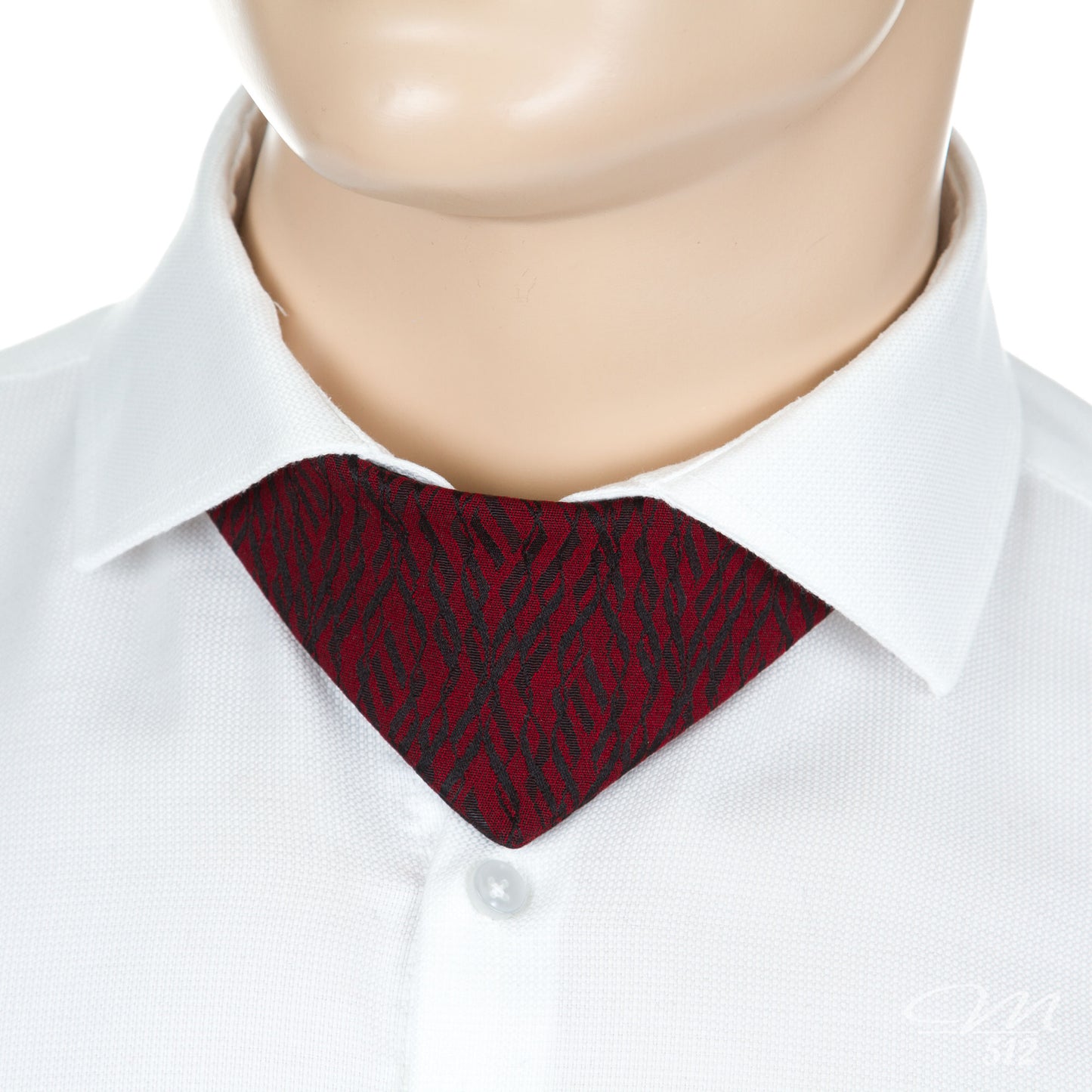 No-Tie Rot-Schwarz