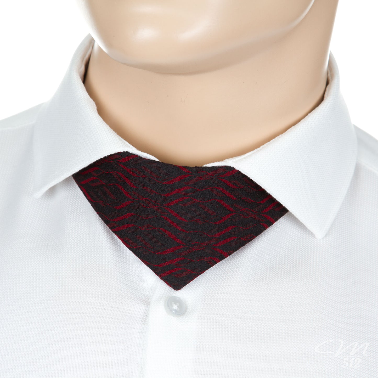 No-Tie Schwarz + Rot