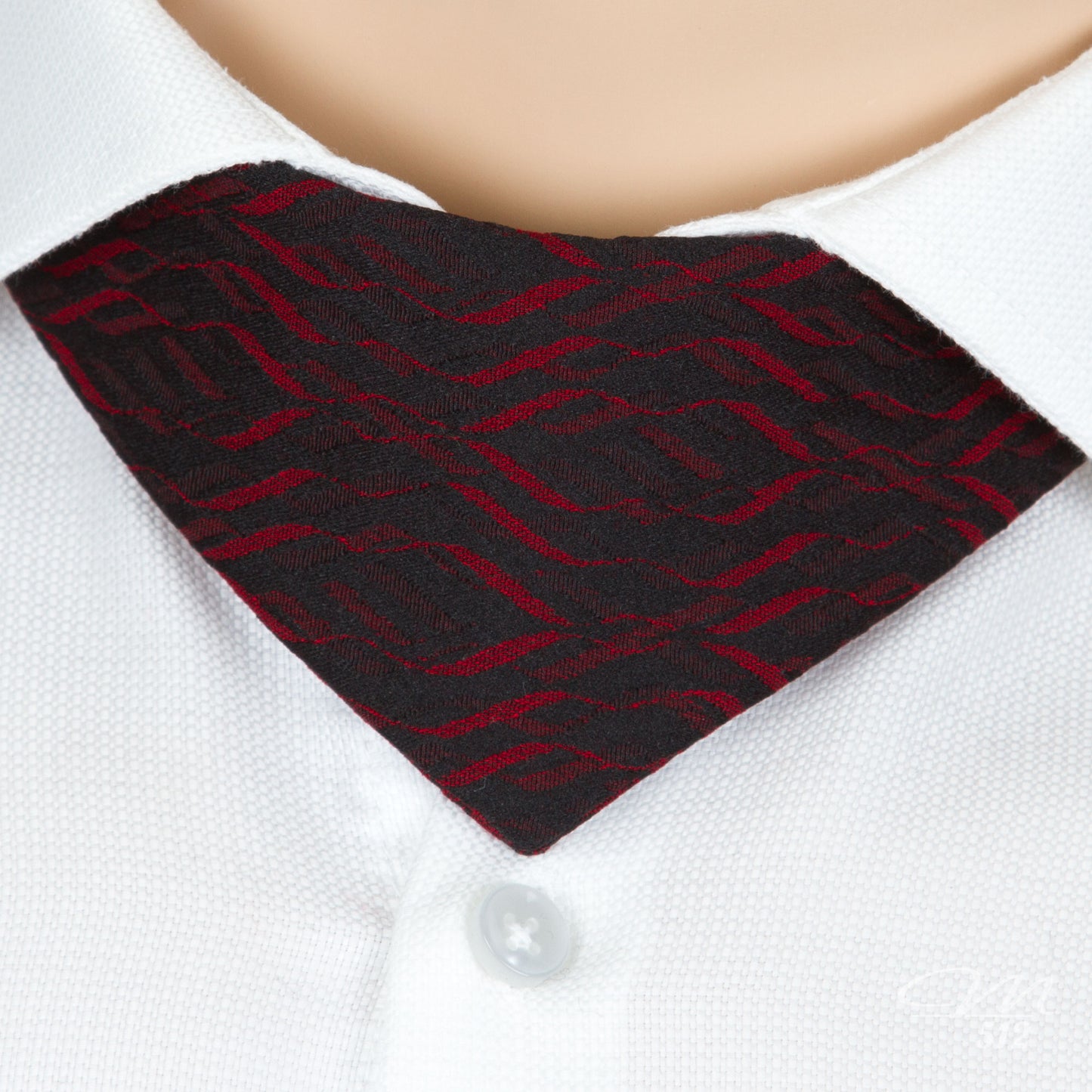 No-Tie Schwarz + Rot