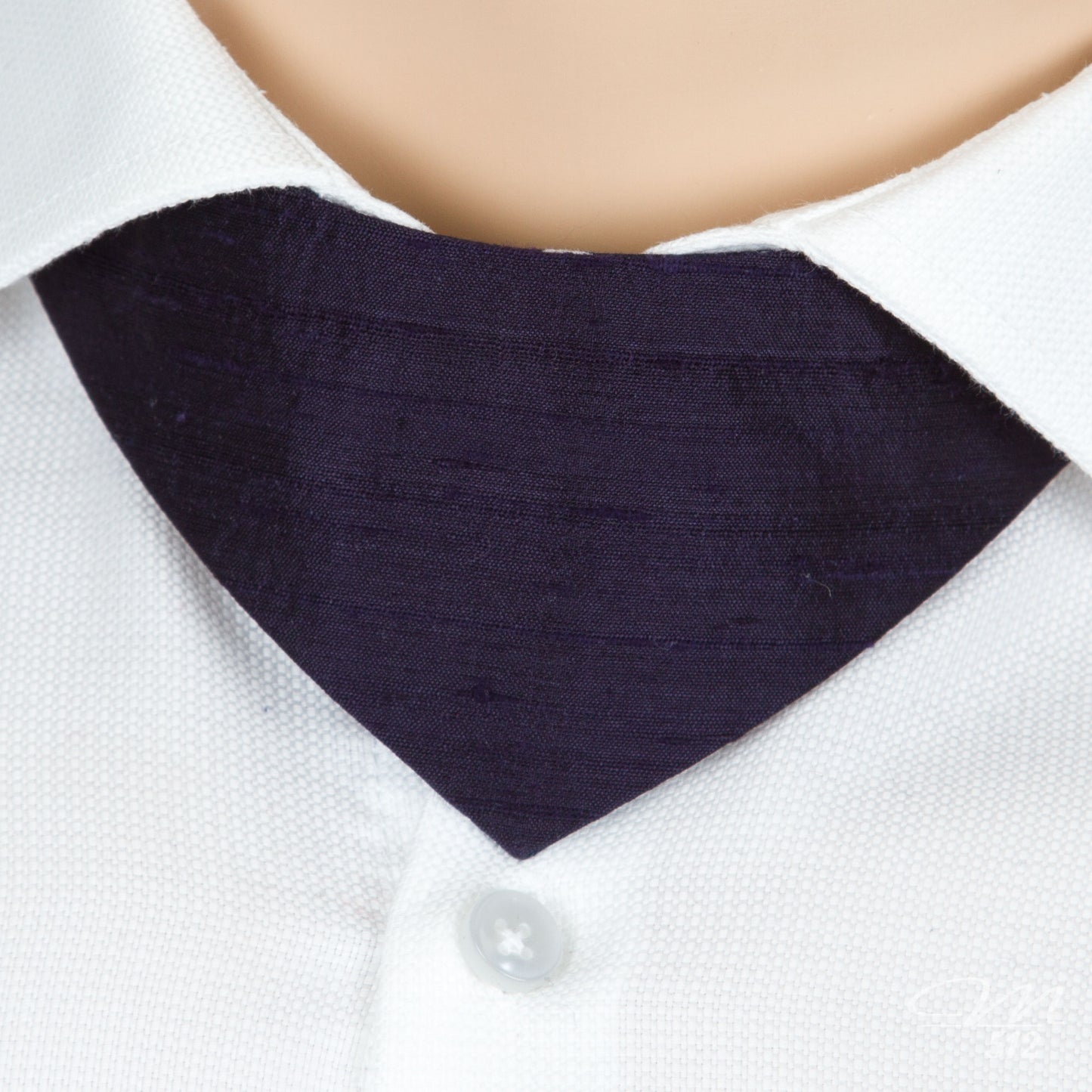 No-Tie Black Silk
