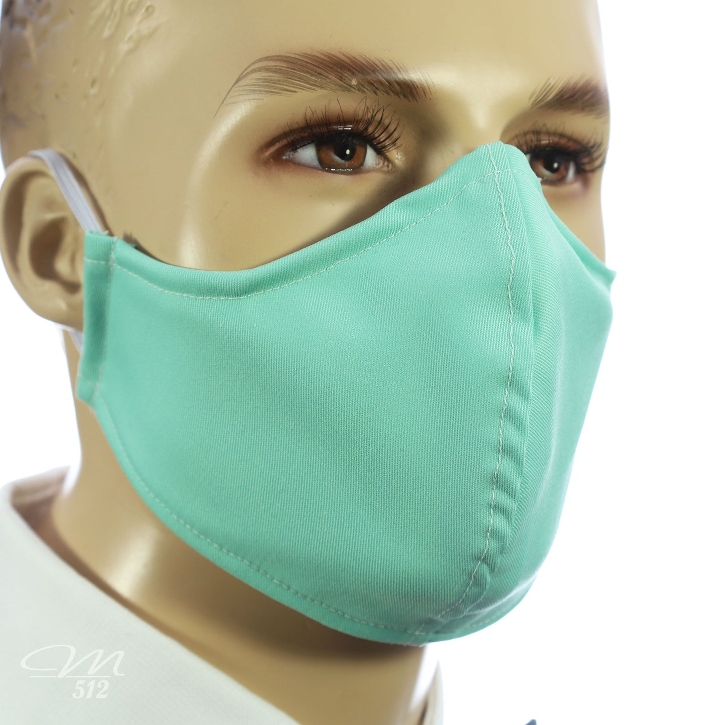 Mund-Nasen-Maske Modell C Mintgrün