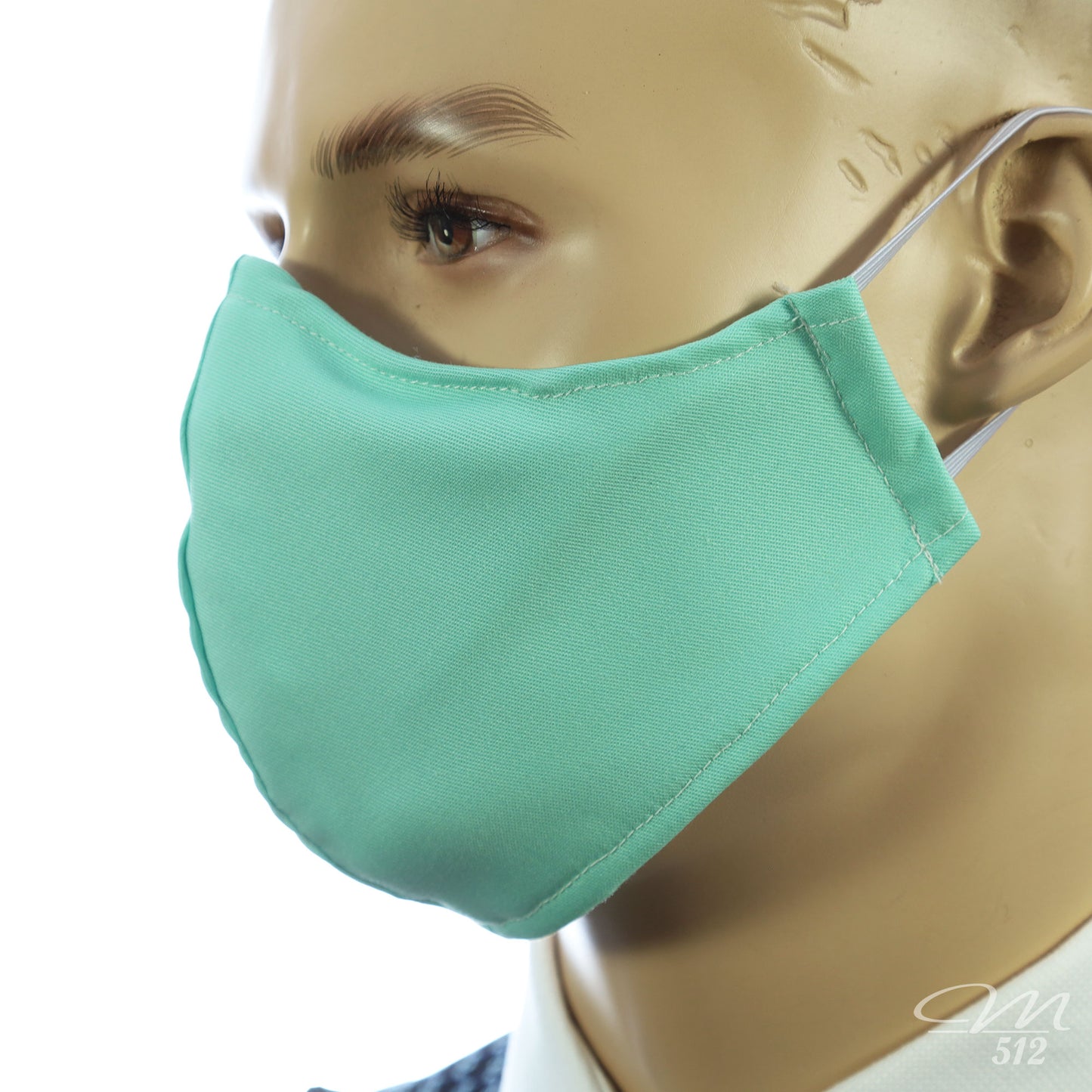 Mund-Nasen-Maske Modell C Mintgrün