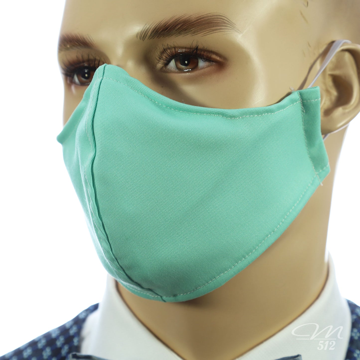Mund-Nasen-Maske Modell C Mintgrün