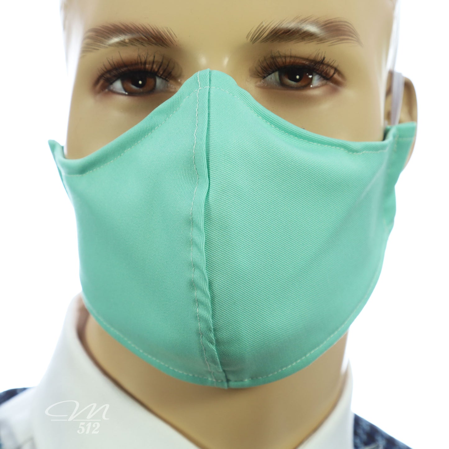 Mund-Nasen-Maske Modell C Mintgrün