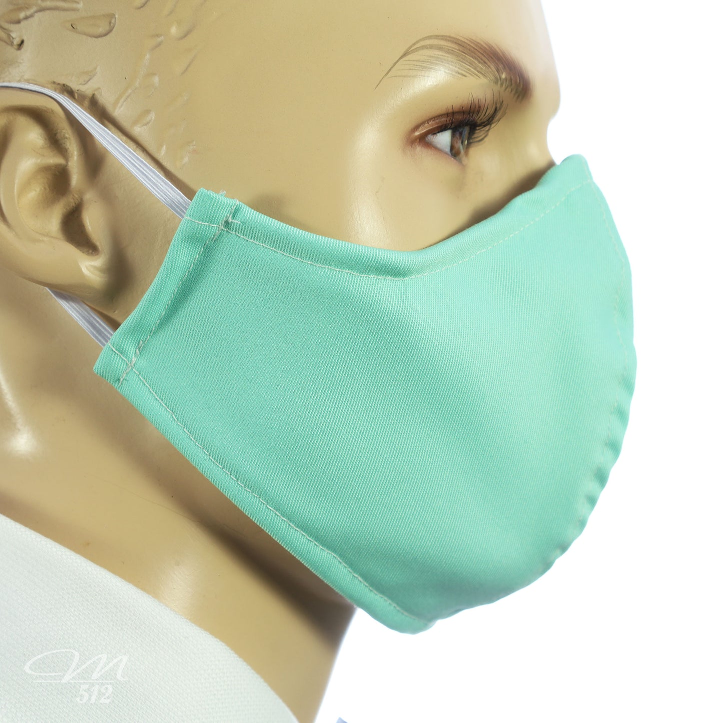Mund-Nasen-Maske Modell C Mintgrün
