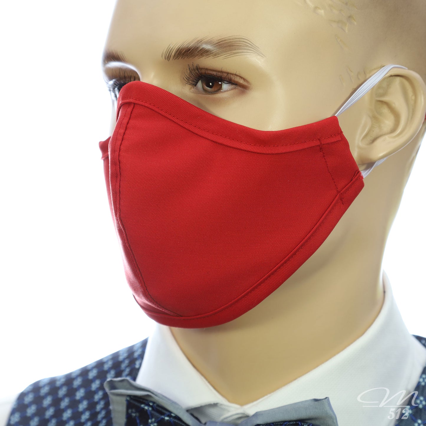 Mund-Nasen-Maske Modell C rot