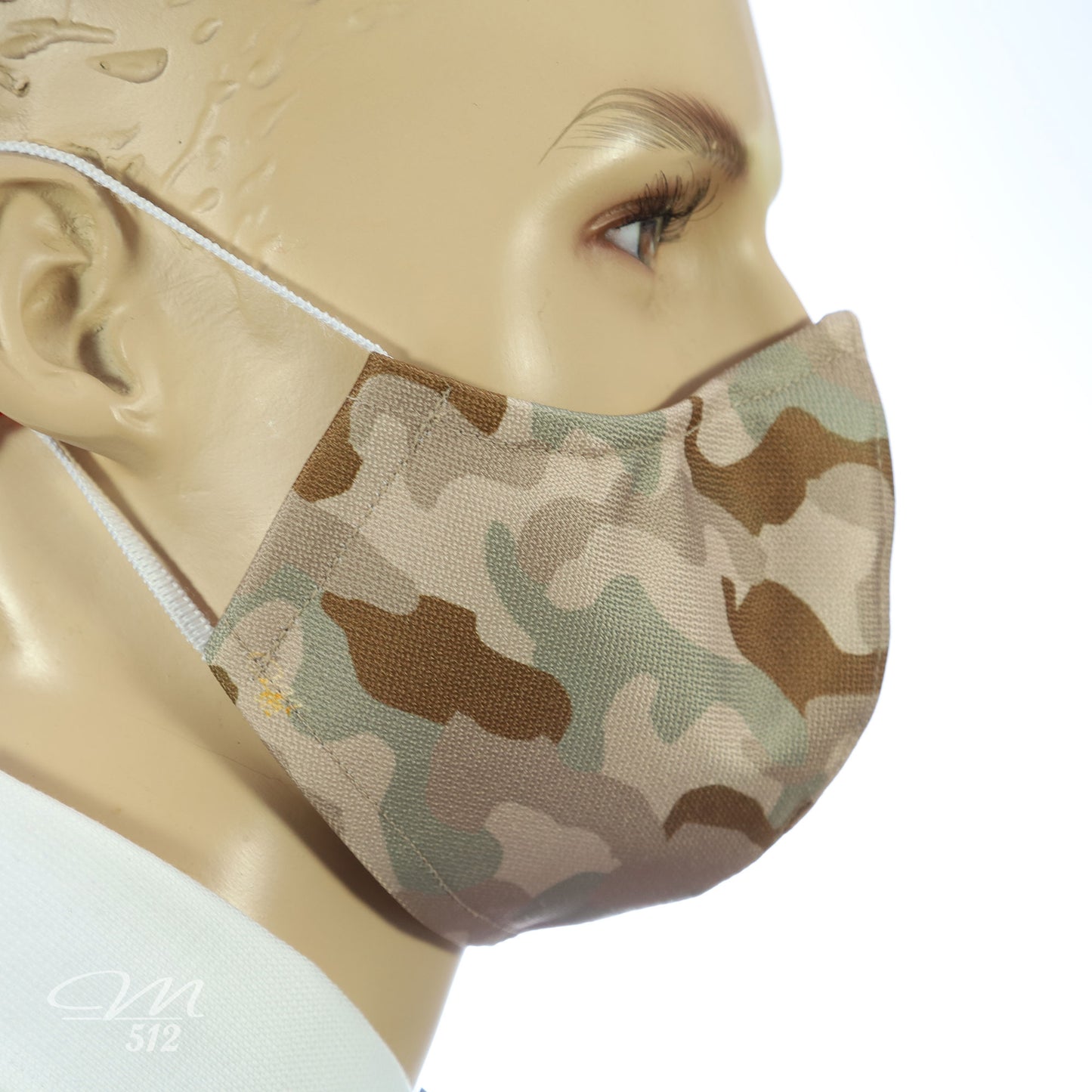 Mund-Nasen-Maske Modell C Camouflage Wüste