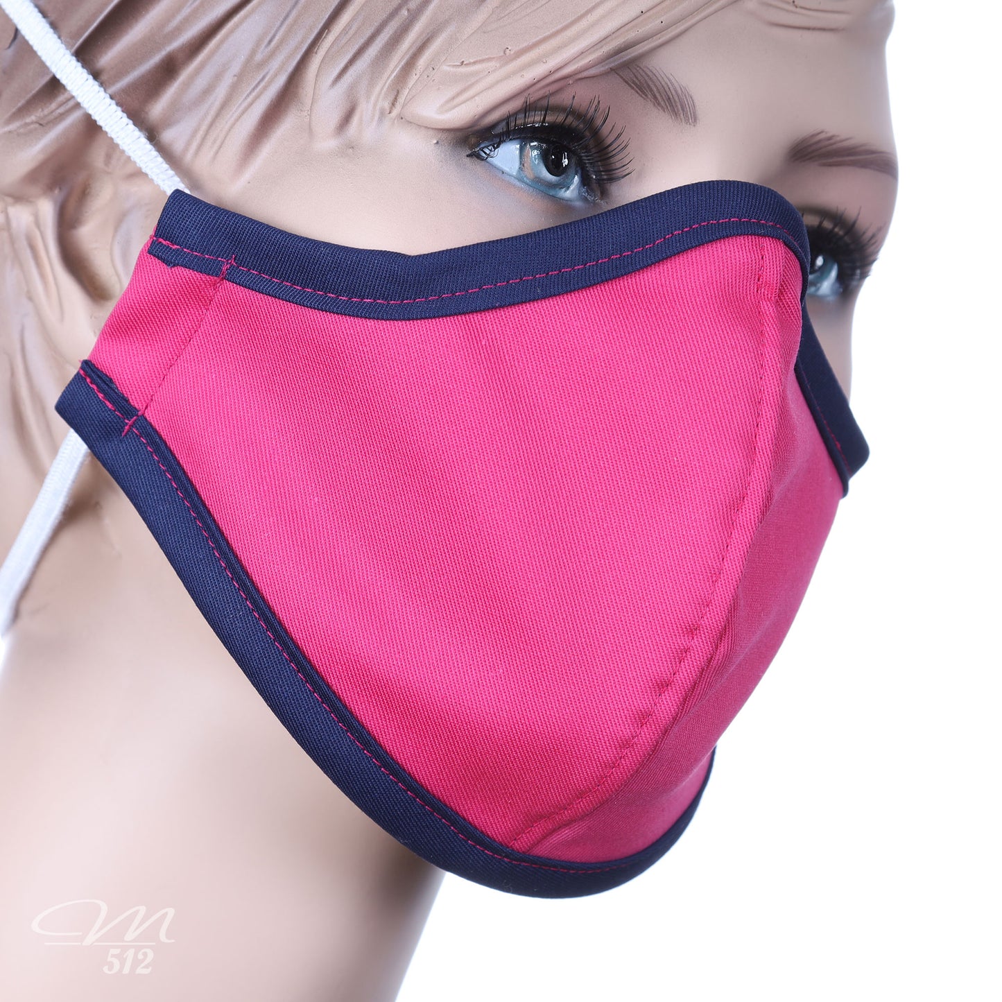 Mund-Nasen-Maske pink/marine