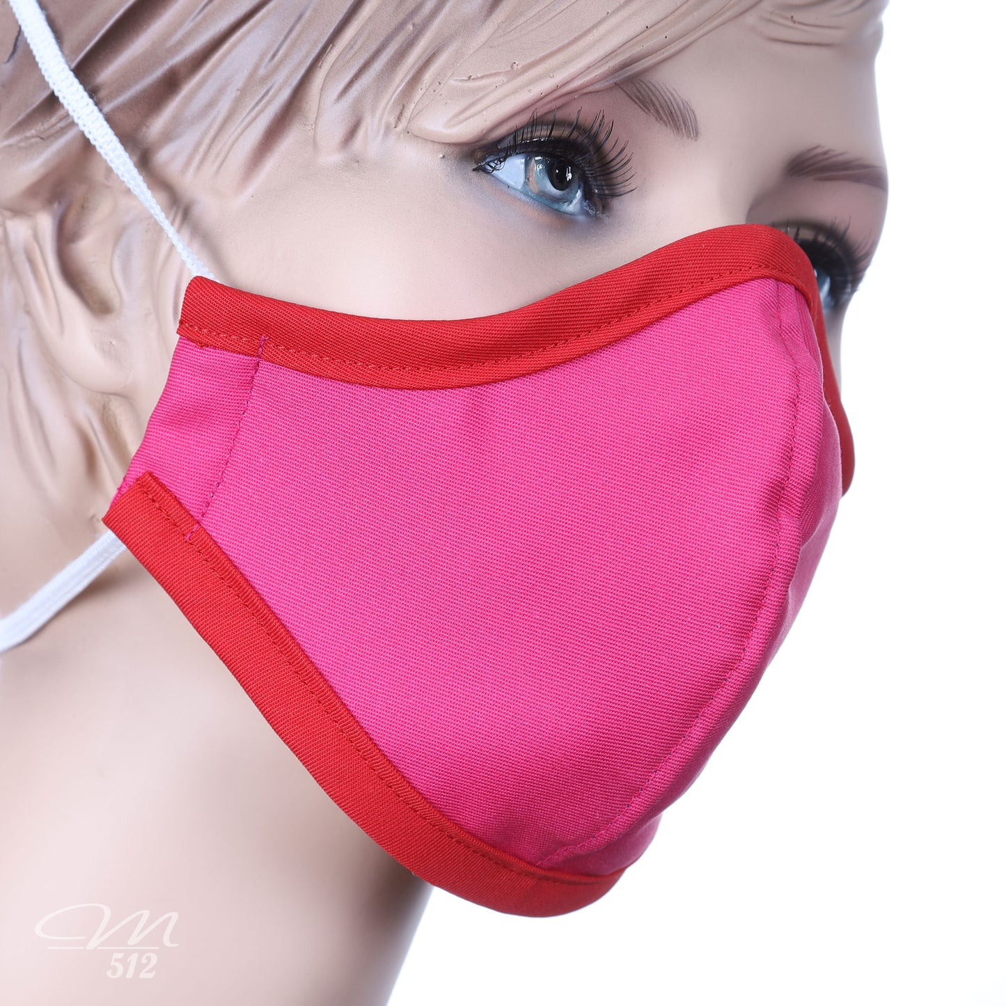 Mund-Nasen-Maske pink/rot